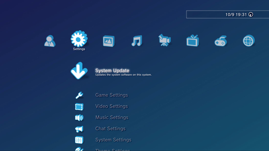 3D Blues theme preview