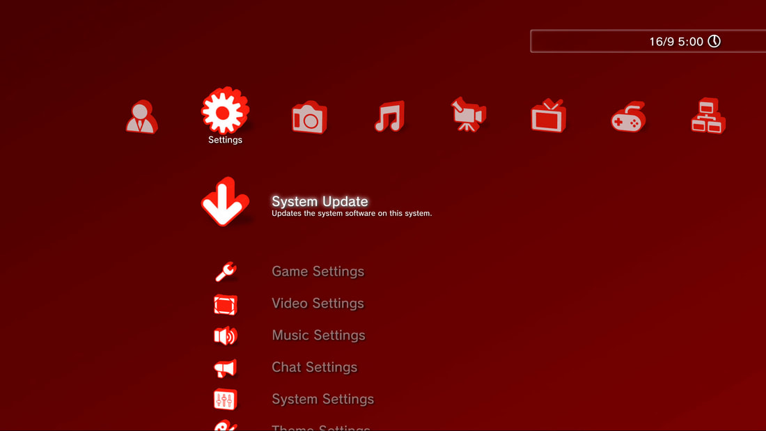 3D Reds theme preview