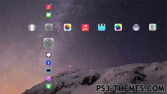 Apple iOS 8 v2.0 theme preview