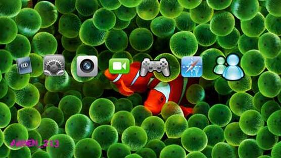 iPhone theme preview