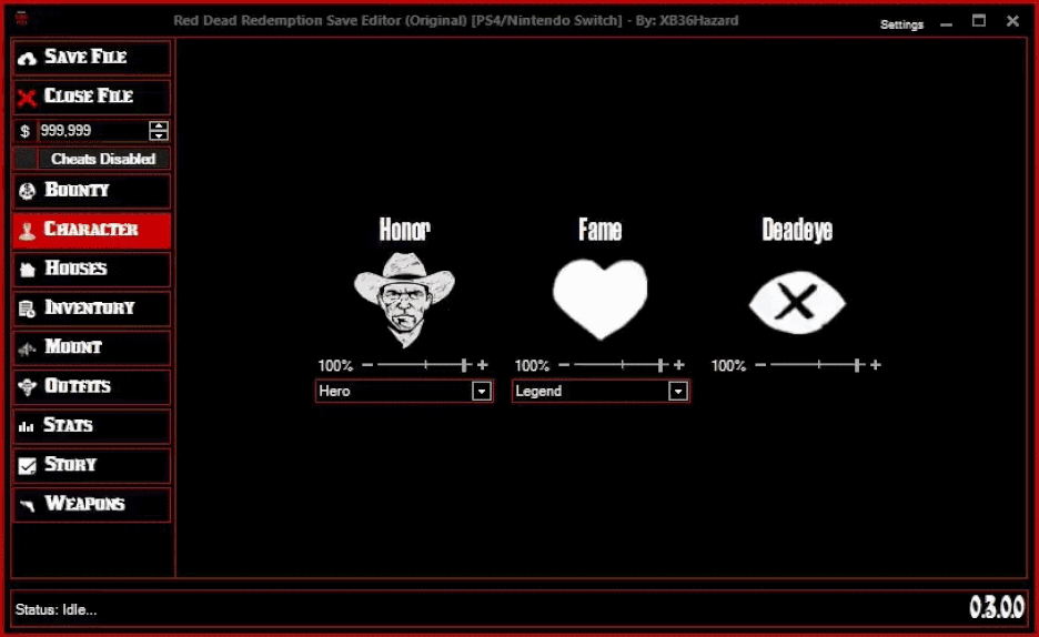 Red Dead Redemption Save Editor